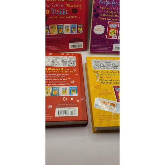 Dork Diaries books Rachel Renee Russell, Lot of 4, Hardcover - Picture 6 of 7